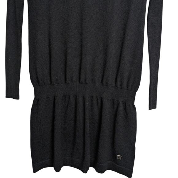 Smartwool Tabaretta Sweater Tunic Dress Womens Small Black Merino Wool Knit L/S - Picture 3 of 8